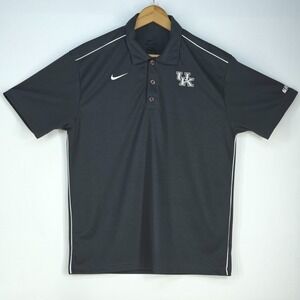 Nike Kentucky Wildcats Dri-Fit Polo Shirt Men Medium UK Performance GRC Logo